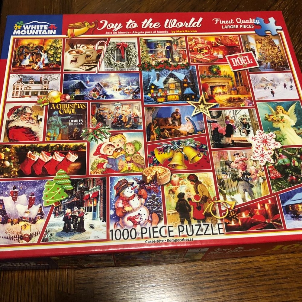 White Mountain Puzzle - Joy To The World- 1000 Piece